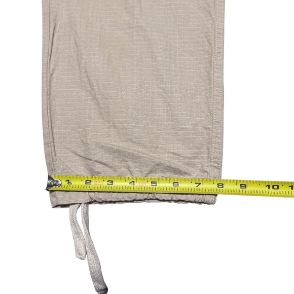 Carhartt WIP Hooded Theory Sweat Beige Ripstop Cargo Pants Men's XL - Picture 11 of 11